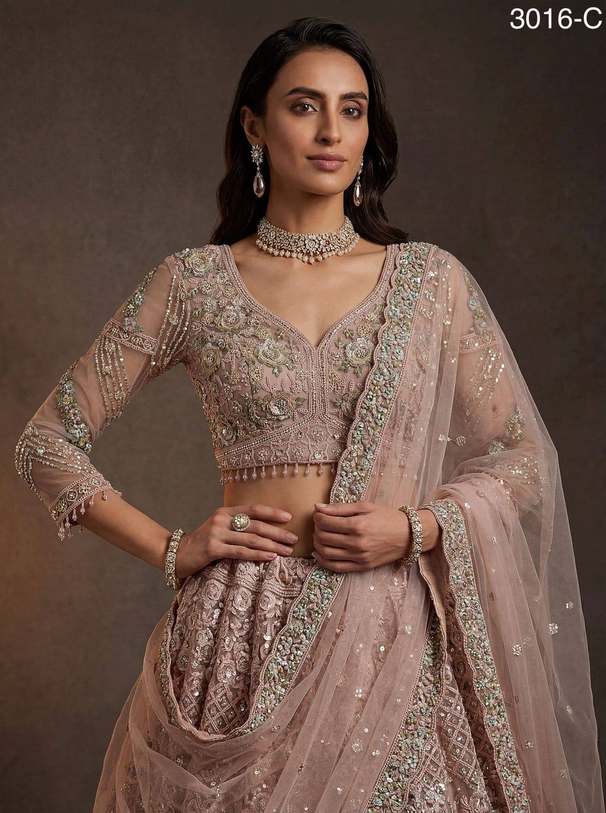 3016 BY FASHID Indian Traditional Wear Bridal Collection Beautiful Stylish Fancy Colorful Bridal Wear & Occasional Wear Fancy Lehengas At Wholesale Price